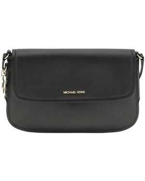 MICHAEL Michael Kors Logo-Plaque Crossbody Bag - Black
