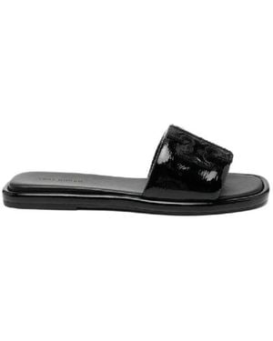 Tory Burch Square Toe Sandal - Black