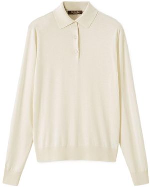 Loro Piana Royal Lightness Polo Shirt - White