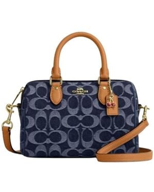 COACH Logo Shoulder Bag - Blue