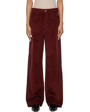 Rohe Loose-Fitting Corduroy Pants - Red