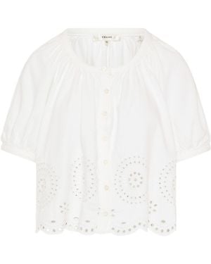 FRAME Crew Neck Shirt - White