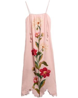 Barbour Farm Rio Bromelia Midi Dress - Pink