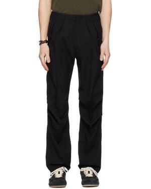 Tom Ford Wool Cashmere Cargo Trousers - Black