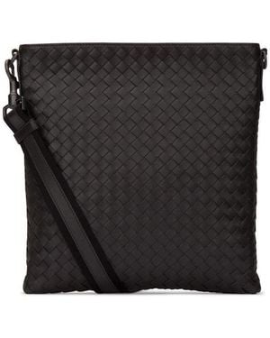 Bottega Veneta Small Intrecciato Woven Satchel - Black