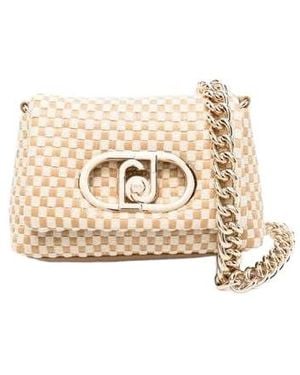 Liu Jo Lapuffy Cross Body Bag - Natural