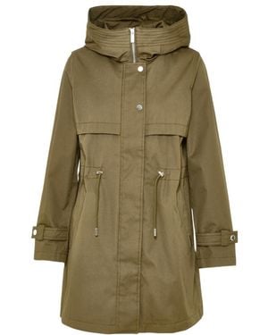 Woolrich Havice Zip-Front Parka Coat - Green