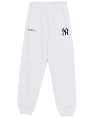 Sporty & Rich Yankees Logo Trousers - White