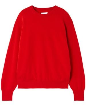 Ssstein Brushed-Cashmere Sweater - Red