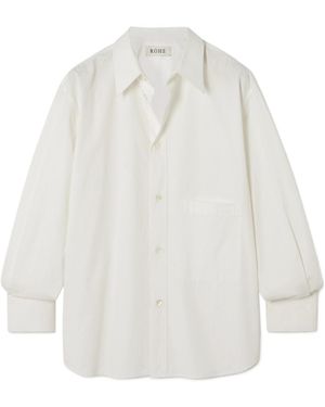 Rohe Collared Long-Sleeved Shirt - White