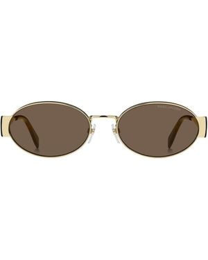 Marc Jacobs Eyewear Oval Frame Sunglasses - Multicolour
