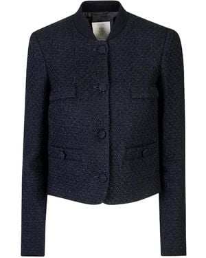 Eleventy Long-Sleeved Jacket - Blue