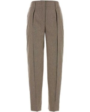 Pt Pantaloni Pt Torino Lilly Pleated Pants - Gray
