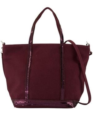 Vanessa Bruno Double Handle Shoulder Bag - Purple