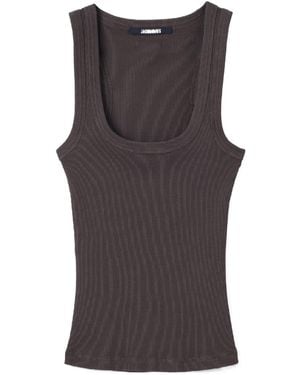 Jacquemus Square Neck Vest - Brown
