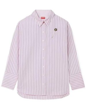 KENZO 'Boke Flower' Pin Shirt - Purple