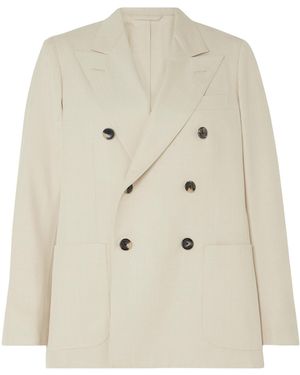 Loro Piana Long-Sleeved Casual Jacket - Natural