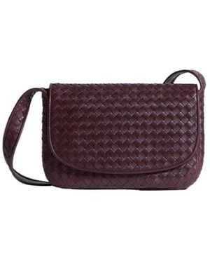 Bottega Veneta Veneto Messenger - Purple