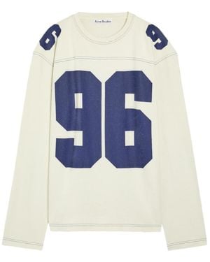 Acne Studios Casual Printed T-Shirt - Blue