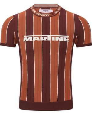 Martine Rose Logo T-Shirt - Red