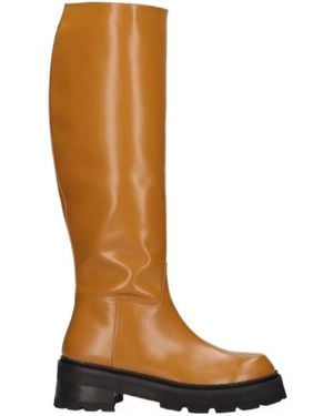 BY FAR 40Mm Russel Tall Leather Boots - Brown