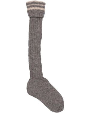 Maison Margiela Mid-Calf Wool Socks - Multicolor