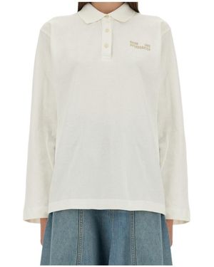 Baum und Pferdgarten Polo Long Sleeve Top - White