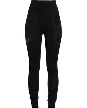 Rick Owens Plain Colour Leggings - Black