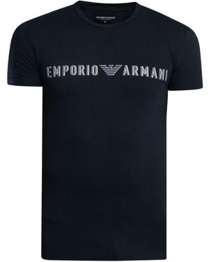 Emporio Armani Short Sleeve T-Shirt - Black