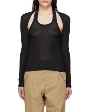 Dion Lee Modular Open-Back Top - Black