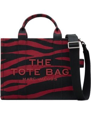 Marc Jacobs Zebra-Print Tote Bag - Red