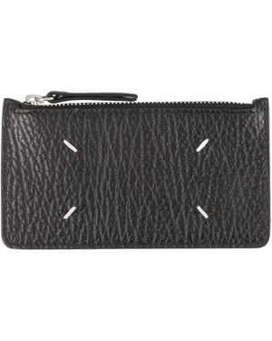 Maison Margiela Solid-Color Fashionable Wallet - Grey