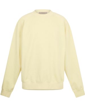Fear Of God Logo Long-Sleeve Sweatshirt - Natural