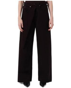 Agolde Belt-Loop Jeans - Black