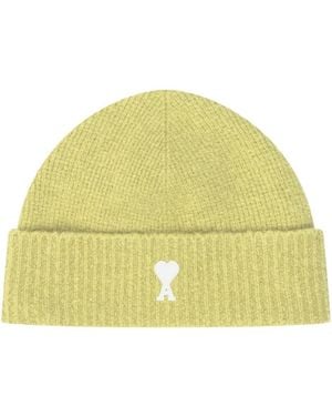 Ami Paris Logo Hat - Yellow