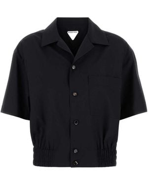 Bottega Veneta Elasticated Waistband Shirt - Black