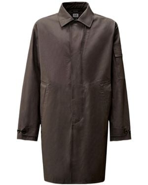 C.P. Company Long-Sleeved Trench Coat - Brown