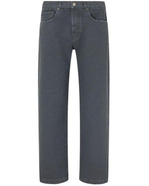 Massimo Alba Belt-Loop Jeans - Gray