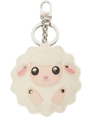 Weekend by Maxmara Leather Keyring - Metallic