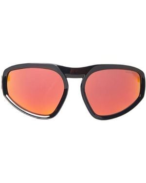 Moncler Eyewear Pentagra Geometric Sunglasses - Pink