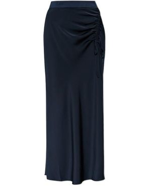 AllSaints Alexia Ruched Maxi Skirt - Blue
