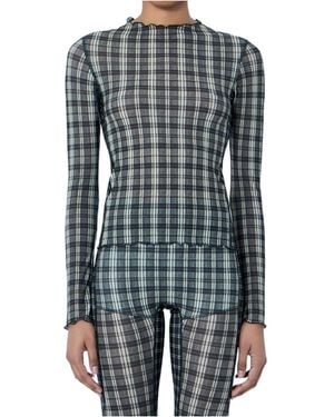 KNWLS Halcyon Plaid Top - Blue