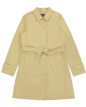 Max Mara Belt Belt Trench Coat - Yellow