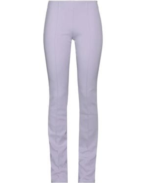 Sportmax Solid-Color Stretch Pants - Purple