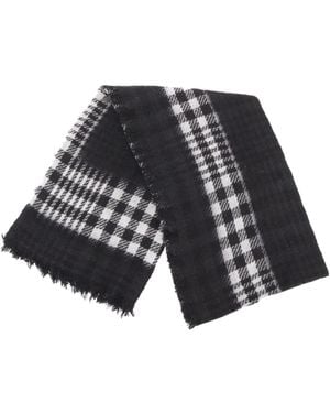 Faliero Sarti Marlita Checked Scarf - Blue
