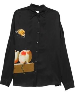 Dries Van Noten Long-Sleeved Shirt - Black