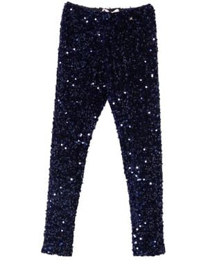 Elisabetta Franchi Elastic-Waist Casual Pants - Blue