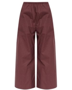 By Malene Birger Luisa Wide-Leg Pants - Red