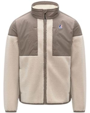 K-Way Sixte 4.0 Orsetto Fleece Jacket - Natural