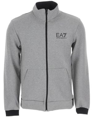 EA7 Zipper Casual Jacket - Grey